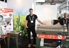 Arnau Juscafresa and Jordi Vilardell took lots of machinery with them from Spain to showcase what Master Products has to offer. From trimmers to flower sorters, they have a wide range of solutions making the medical cannabis processing much easier.